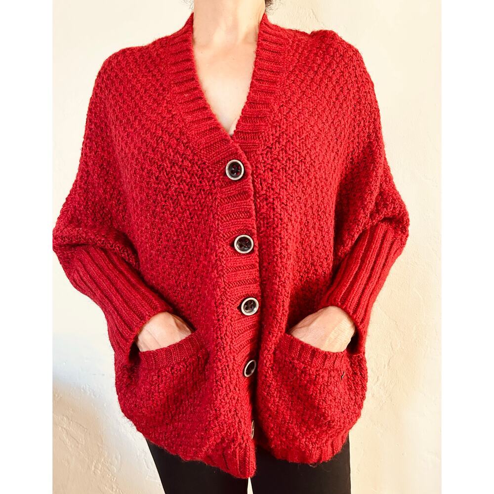 Vintage Cop Copine Red Sweater